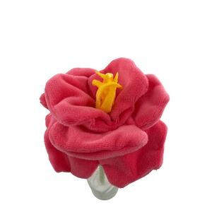 CJ Hendry Plush Flower Pink Flower Market Cle de Peau Beaute Art Decor 16.5"